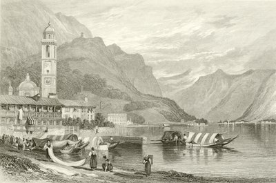 イタリア、コモ湖 作： Samuel Prout