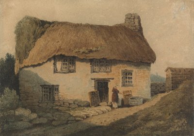 わらぶき小屋 作： Samuel Prout