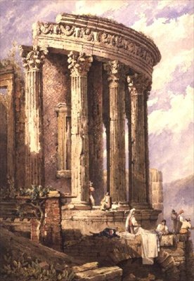 チボリ、シビルの神殿 作： Samuel Prout