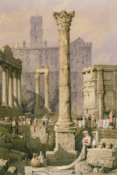 フォロロマーノ、ローマ 作： Samuel Prout