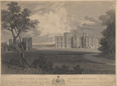 Lounaisnäkymä Dunsterin linnalle, Somersetshire 作： Samuel Rawle