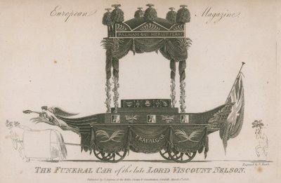 故ネルソン卿子爵の葬儀車 作： Samuel Rawle