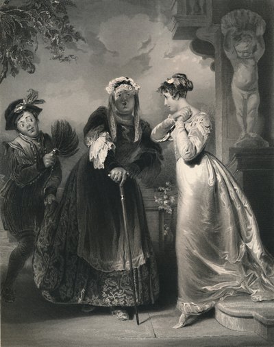 ジュリエットと看護師ロミオとジュリエット、c1870 作： Samuel Sangster