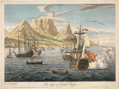 喜望峰、パブ。 c1731。 作： Samuel Scott