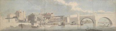 ウェストミンスター ブリッジ、サリー サイド、カリフォルニア州。 1750年。 作： Samuel Scott