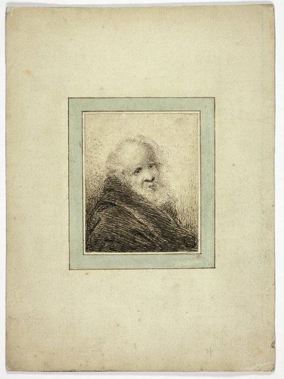 老人の胸像 作： Samuel Shelley