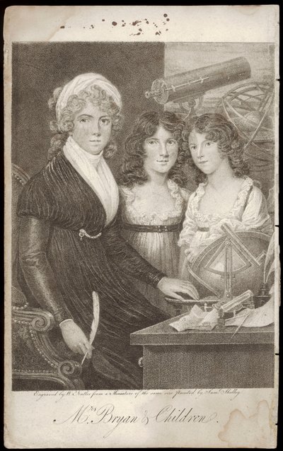 ブライアン夫人と子供たち 作： Samuel Shelley