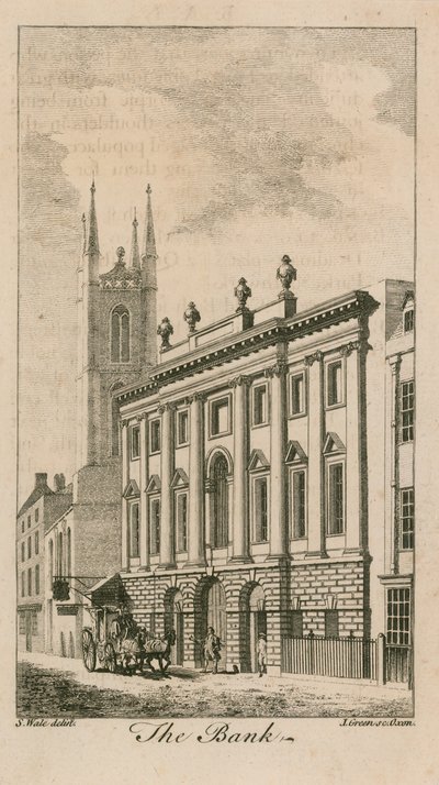 イングランド銀行、ジョージサンプソンの建物、1734 作： Samuel Wale