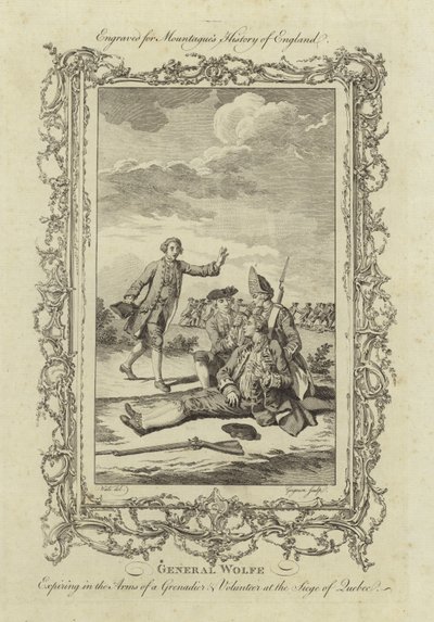ジェームズ・ウルフ将軍の死 作： Samuel Wale