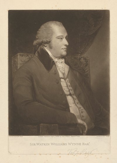 サー・ワトキン・ウィリアムズ＝ウィン、第4代ウィン準男爵 作： Samuel William Reynolds