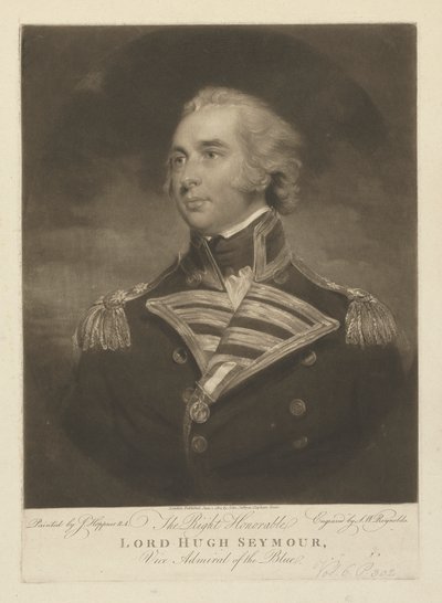 中将ヒュー・シーモア卿 作： Samuel William Reynolds