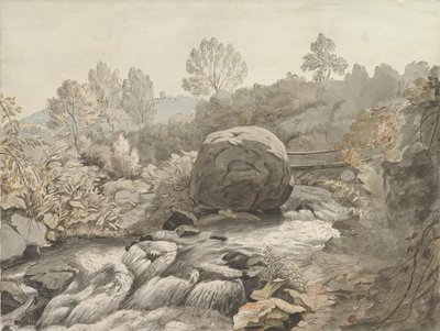 ロッキー ストリーム、イタリア、カリフォルニア州。 1786-91。 作： Samuel Woodforde