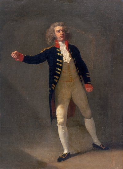 「トーマス・オトウェイの孤児のシャモンとしてのジョセフ・ジョージ・ホルマン」、c1785。 作： Samuel de Wilde