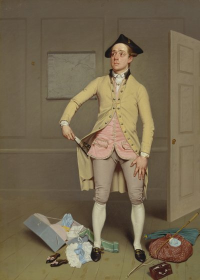 サミュエル・フットの「ガラット市長」のサミュエル・トーマス・ラッセル、1810-11年頃（キャンバスに油彩） 作： Samuel de Wilde