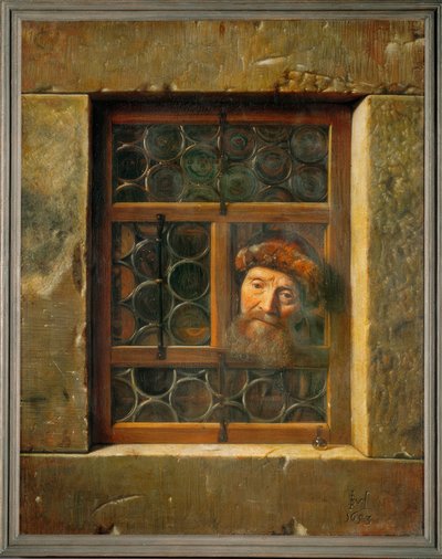 窓際の男 作： Samuel van Hoogstraaten