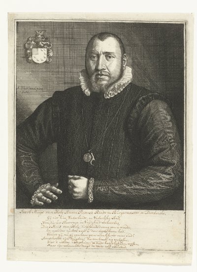 Jacob Muys van Holyの肖像 作： Samuel van Hoogstraten