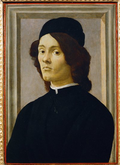 若者の肖像 作： Sandro (1444/5-1510) Botticelli