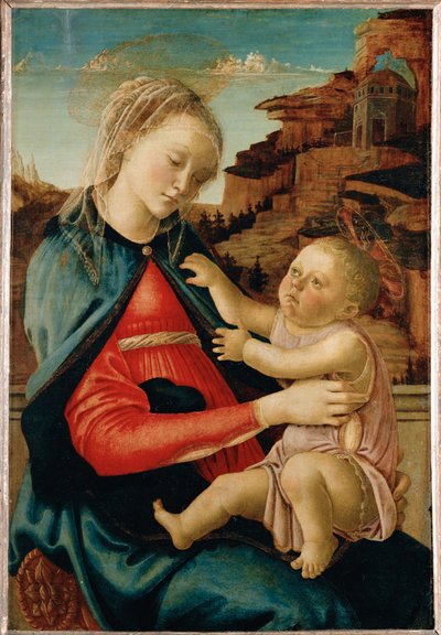 聖母子... 作： Sandro (1444/5-1510) Botticelli