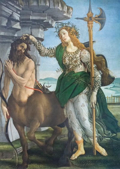 パラスとケンタウロス 作： Sandro Botticelli