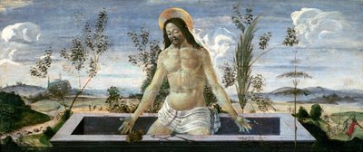 聖バルナバス祭壇画からの復活を描いたプレデッラパネル（パネルのテンペラ）（44334,44354,44358,85657も参照） 作： Sandro Botticelli