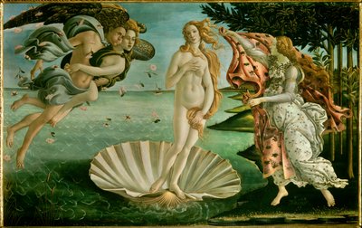 ヴィーナスの誕生 作： Sandro (1444/5 1510) Botticelli
