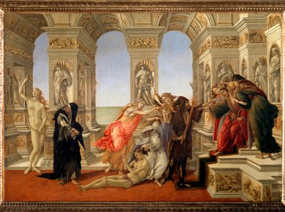 アペレスの悪口（テンペラ、キャンバス 作： Sandro Botticelli