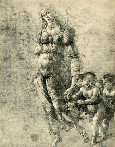 豊度または秋、1480-1485、1943。 作： Sandro Botticelli