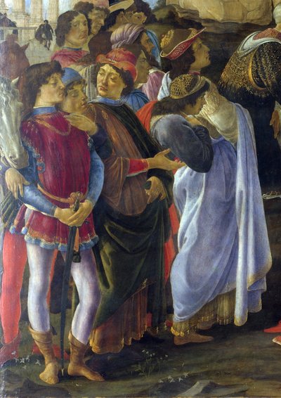 三王礼拝詳細 作： Sandro Botticelli