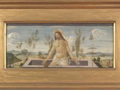 墓の中のキリスト 作： Sandro Botticelli