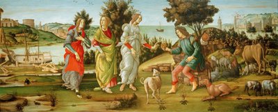 パリ裁き 作： Sandro Botticelli