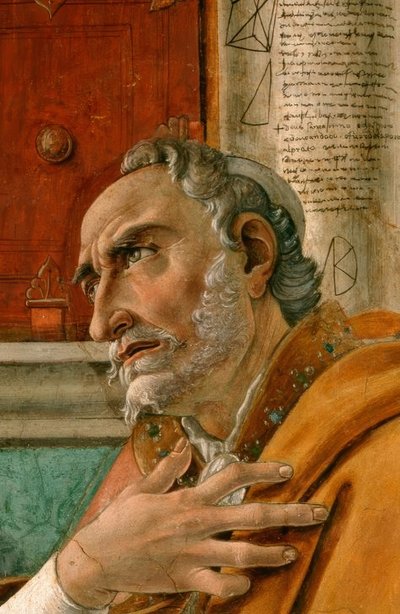 セントオーガスティン 作： Sandro Botticelli