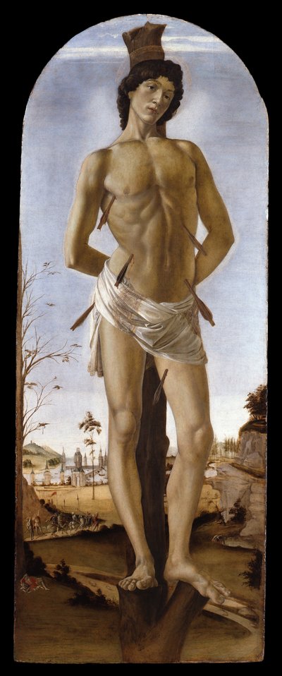聖セバスティアン 作： Sandro Botticelli