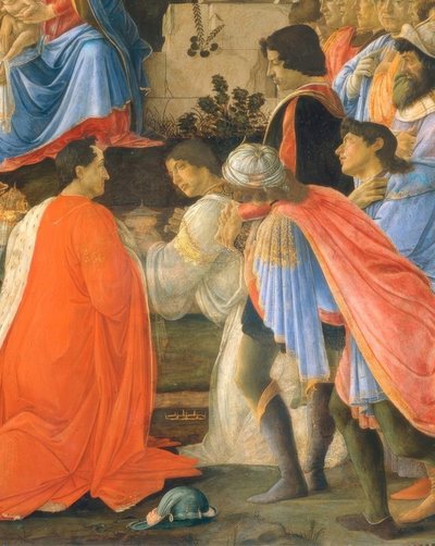 王の崇拝 作： Sandro Botticelli