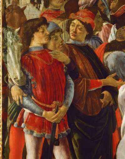 王の崇拝 作： Sandro Botticelli