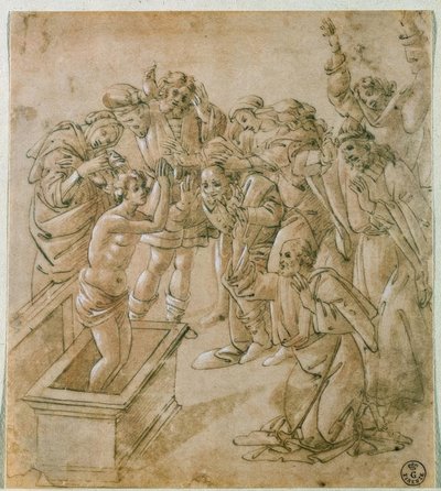 テオフィルスの息子の復活 作： Sandro Botticelli