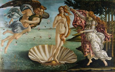 イタリア語：ヴィーナスの誕生 ヴィーナスの誕生 作： Sandro Botticelli