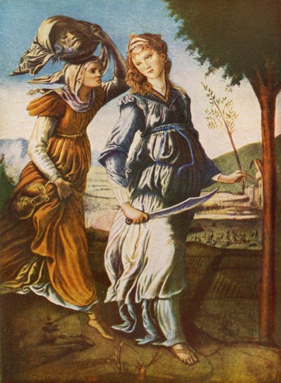 ジュディスと彼女のしもべとホロフェルネス 作： Sandro Botticelli