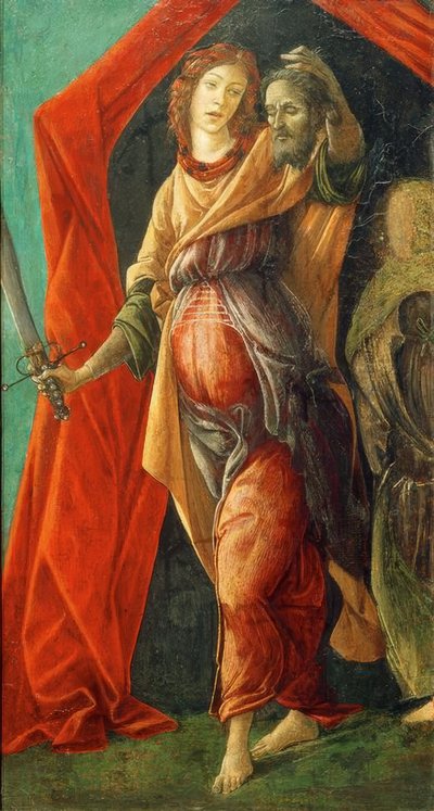 ホロフェルネスの頭を持つジュディス 作： Sandro Botticelli