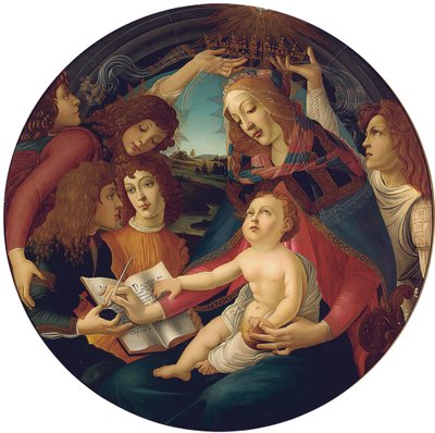 マグニフィカットのマドンナ 作： Sandro Botticelli