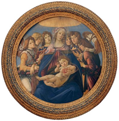 ザクロの聖母 作： Sandro Botticelli