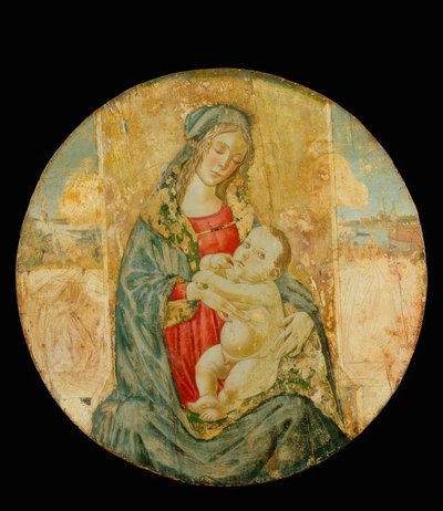 子供とマリア 作： Sandro Botticelli
