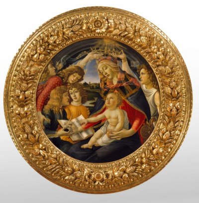 マリアと5人の天使 作： Sandro Botticelli