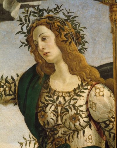 ミネルバはケンタウロスを飼いならす 作： Sandro Botticelli