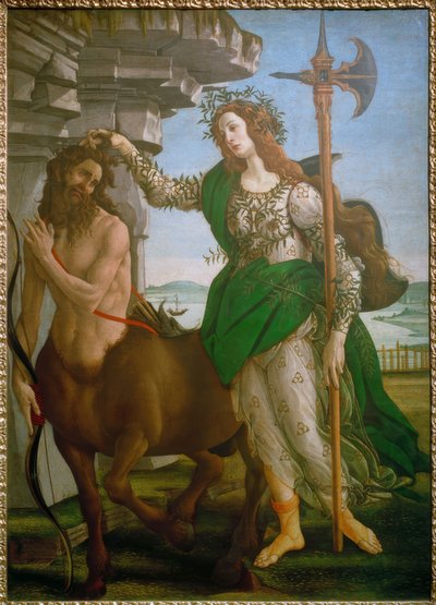 ミネルバとケンタウロス 作： Sandro Botticelli