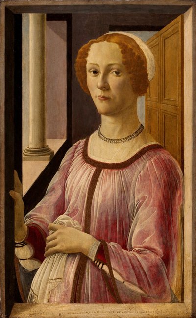 スメラルダバンディネッリの肖像、1475年頃 作： Sandro Botticelli