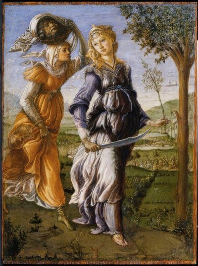 ジュディスはベスリアに戻る 作： Sandro Botticelli