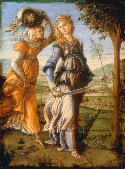 ジュディスはベスリアに戻る 作： Sandro Botticelli