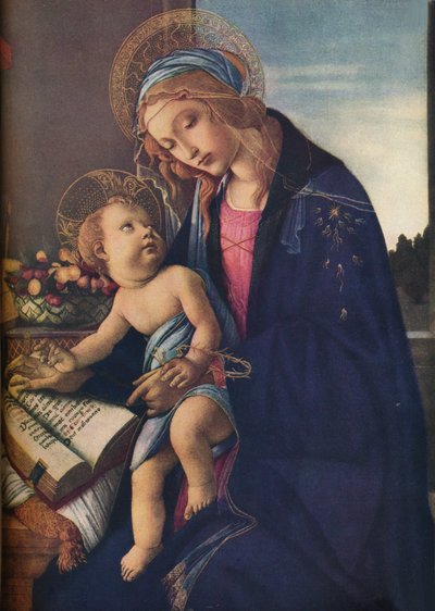 聖母子、c1480、1936 作： Sandro Botticelli