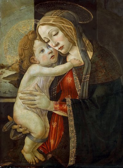 聖母子像、1500年頃 作： Sandro Botticelli