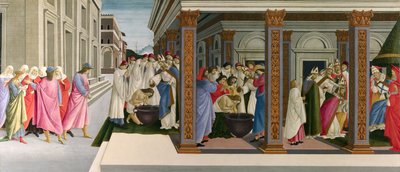 聖ゼノビウスの3つの奇跡c。 1500 作： Sandro Botticelli